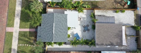 Aerial view of the premises