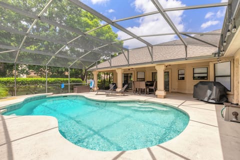 Relax in your private oasis while airplanes fly overhead.