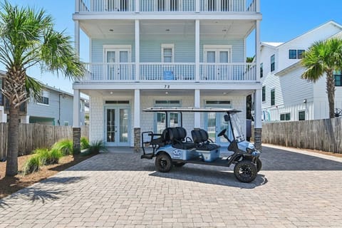 Golf cart included with the house!