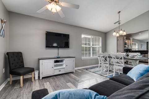 A separate TV area for the kids w/DVD player