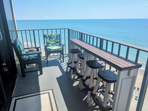 Balcony overlooking Atlantic Ocean