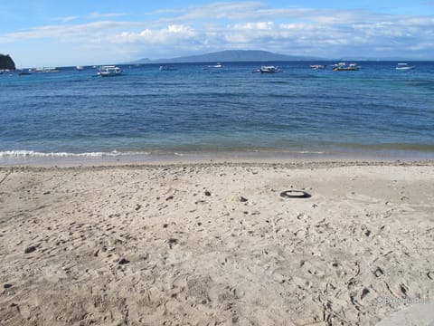 On the beach