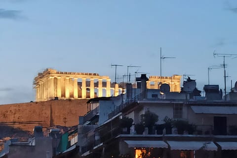 view from the balcony
