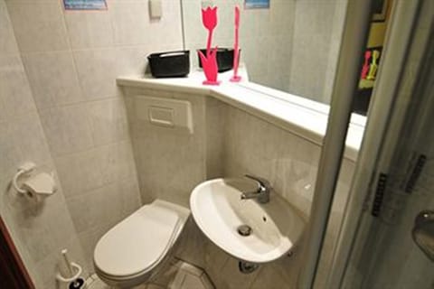 Single Room | Bathroom | Free toiletries, hair dryer, towels