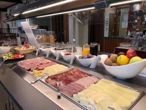 Buffet breakfast for a fee