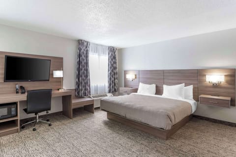 Standard Room, 1 King Bed, Non Smoking | Desk, laptop workspace, iron/ironing board, free WiFi