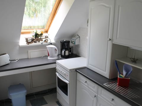 Apartment | Private kitchen | Microwave, highchair