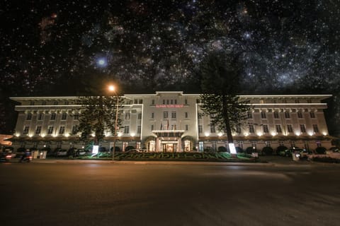 Front of property - evening/night