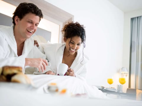 In-room safe, desk, laptop workspace, blackout drapes