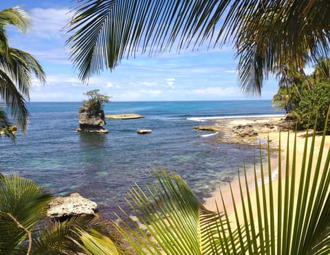 Beach nearby, white sand