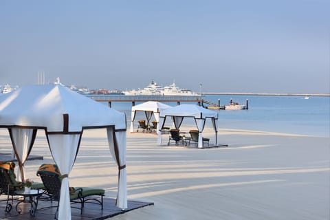 Private beach, beach cabanas, sun loungers, beach umbrellas