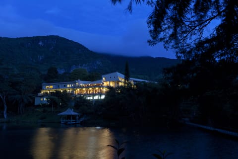 Front of property - evening/night