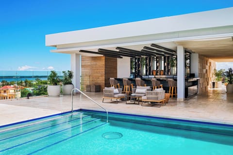 3 outdoor pools, open 8:00 AM to 8:00 PM, cabanas (surcharge)