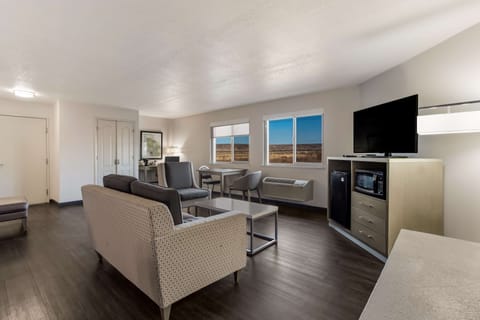Standard Room, 2 Queen Beds, Non Smoking, Refrigerator & Microwave (Larger Room) | Blackout drapes, iron/ironing board, cribs (free)