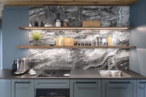 Two-Bedroom Mountain Loft | Living area | LCD TV