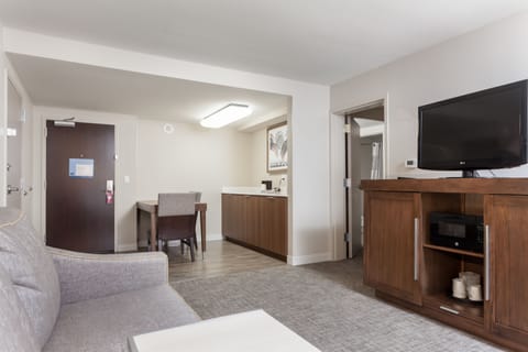 49-inch LCD TV with cable channels, TV