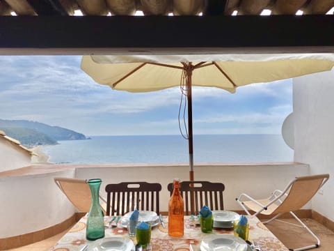 Apartment, 1 Bedroom, Terrace, Sea View | Balcony