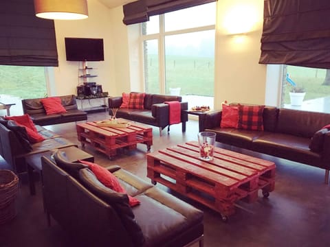House | Living area | Fireplace, DVD player