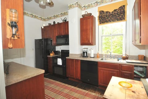 House, Multiple Beds (Manor at Berkeley Springs) | Private kitchen | Shared fridge, microwave, stovetop