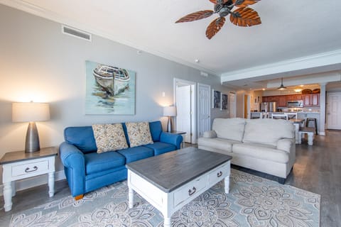 Sleeper sofa in the living room.