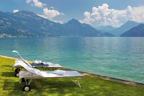 Private beach, beach umbrellas, rowing, fishing