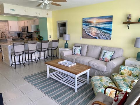 Living room and view of first floor.