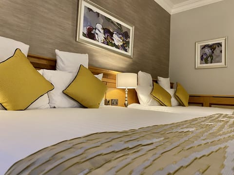 Premium bedding, pillowtop beds, in-room safe, desk