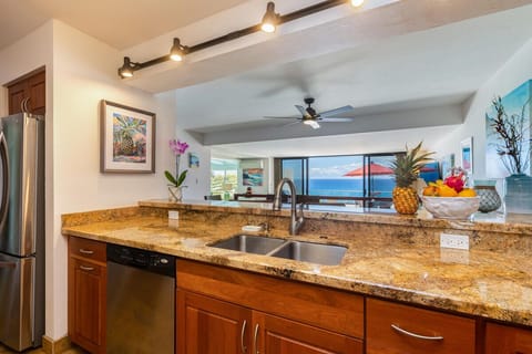 And ocean views from the kitchen!
