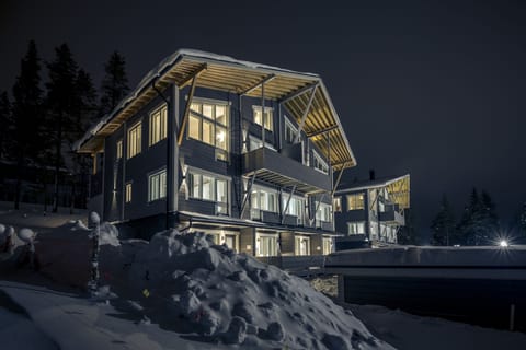 Front of property - evening/night