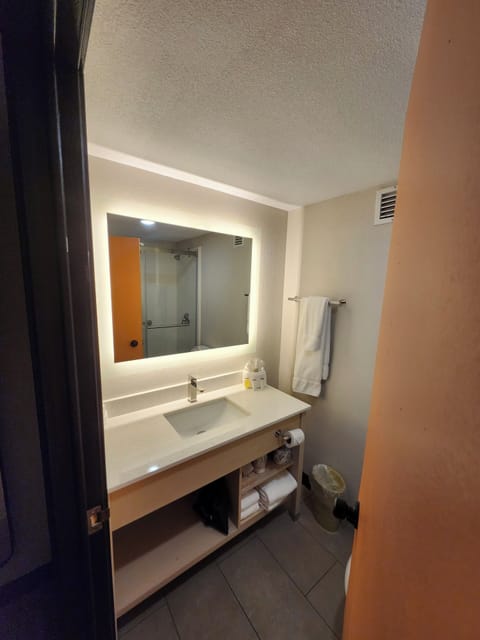 Free toiletries, hair dryer, towels