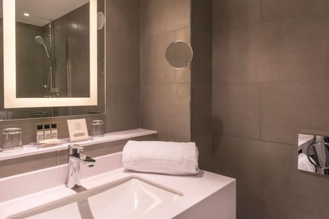 Free toiletries, hair dryer, slippers, towels