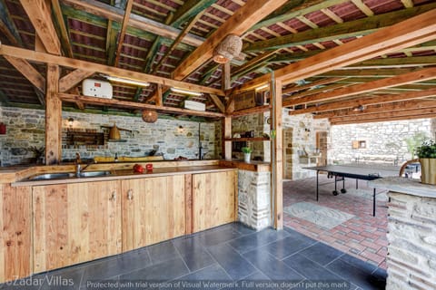 Villa, 4 Bedrooms, Private Pool, Pool View | Private kitchen | Fridge, microwave, oven, dishwasher