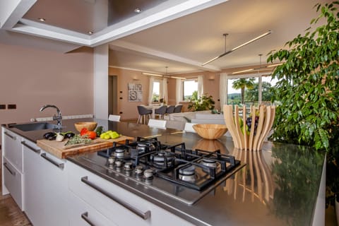 Villa, 4 Bedrooms, Private Pool, Pool View | Private kitchen | Dishwasher, coffee/tea maker, cookware/dishes/utensils