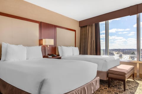 Room, 2 Double Beds, Non Smoking | Premium bedding, pillowtop beds, in-room safe, desk