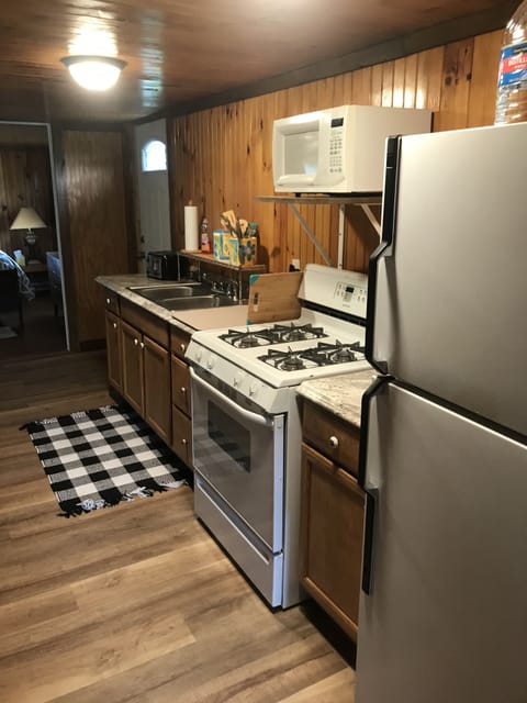 Fully stocked kitchen