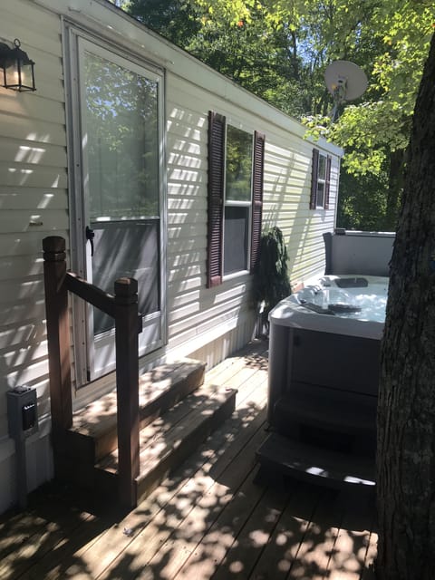 Convenient entrance to House from hot tub