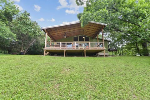 Ol` Greengo backyard leads directly to the Guadalupe river