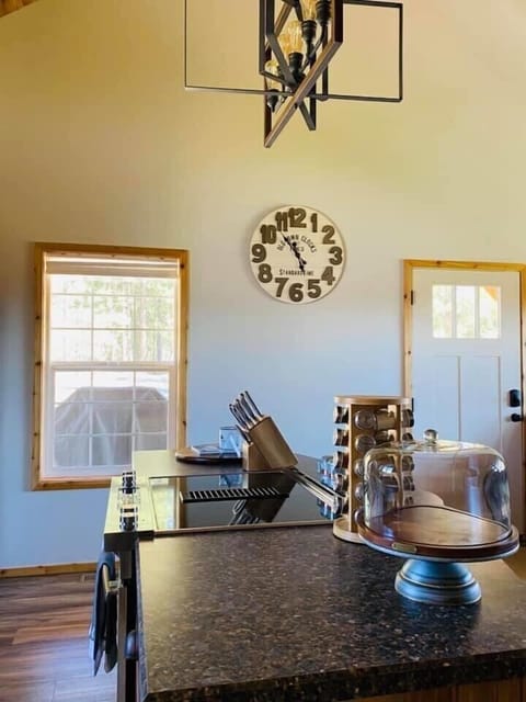 You’ll find plenty of prep space on the kitchen countertops.