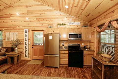 Spacious kitchen equipped with everything needed to prepare and serve meals.