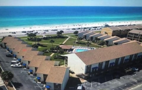 Birds Eye View of Blue Surf