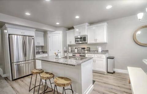 Kitchen in one of the units