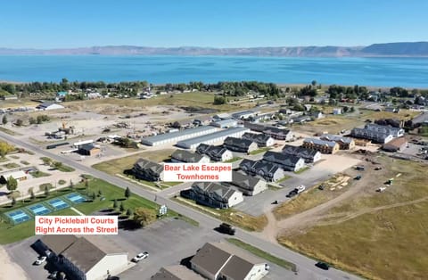 Pickleball courts right across the street