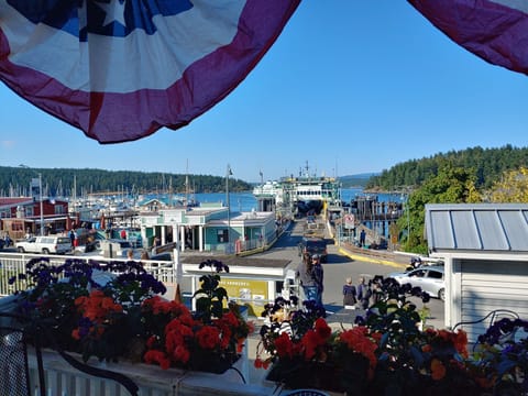 Arriving at Friday Harbor on a Washington State Ferry via Anacortes/mainland.