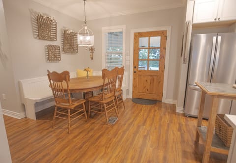 Newly built booth to provide ample seating