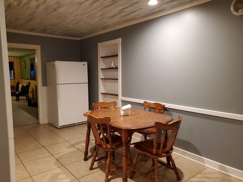 dining area has 2 tables