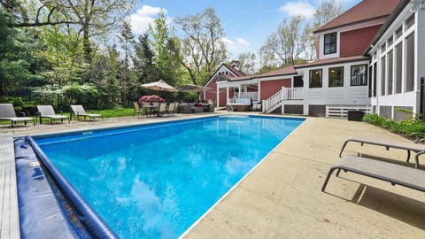 The kids will love the heated pool