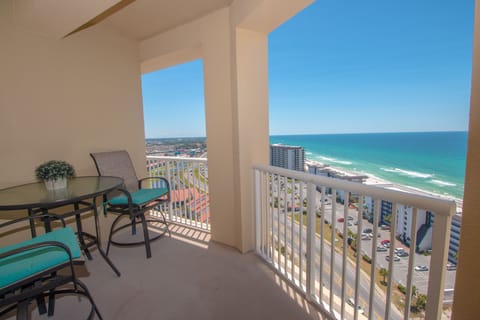 Panoramic gulf views from our balcony