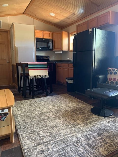 Kitchenette with full size fridge!