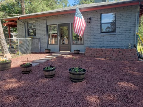Looks can be deceiving! 1650 sq. ft. home! Plenty of room for four guests.