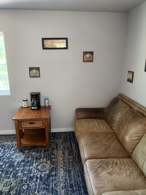 Close-up of the coffee area off of the kitchen. 
